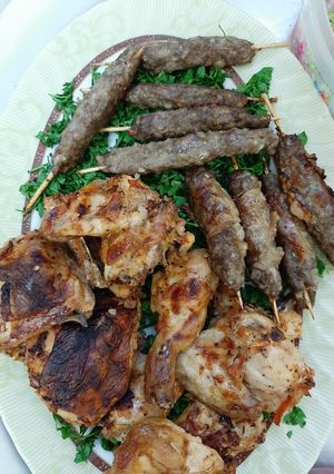 صورة لوصفة مشويات على الفحم 😋