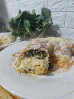 Una foto de 09/07📅🥬Canelones de Espinaca (Dos variantes)🥬