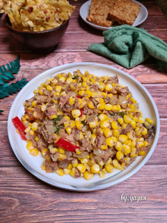 Foto resep Tumis ikan asin peda jagung 🐟🌽