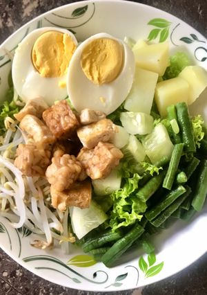 Foto resep Gado Gado & Bumbu Kacang