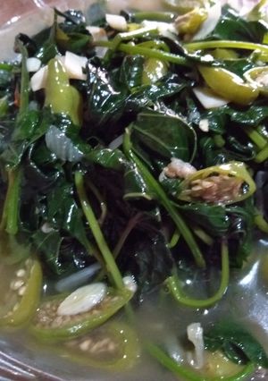 Foto resep Tumis daun ubi pedas mantap