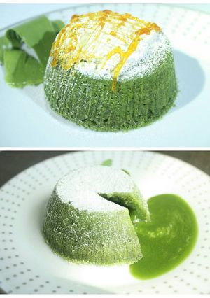 Foto resep Green Tea Lava Cake ala @ezcookingbaking