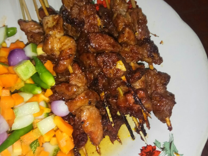 Cara Bikin Sate Daging sapi simpel Rumahan