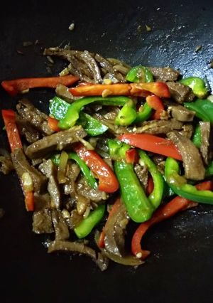 Foto resep Lidah Tumis Paprika