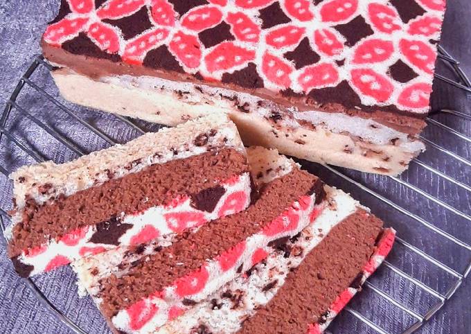 Resep Trio Chocomoca Batik Cake Oleh Bundanya Rama Cookpad