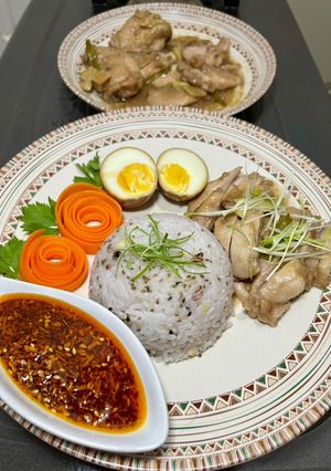 Foto resep Ayam kukus jahe