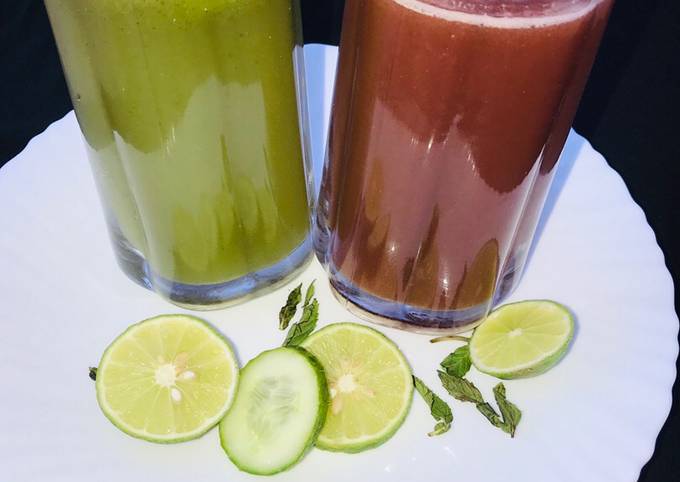 Mint and lemon drink Recipe