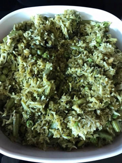 A picture of Green pilau.