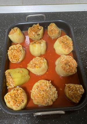 O poză a rețetei Ardei umpluți.