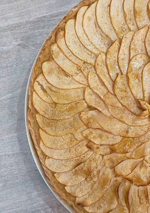 Une photo de 🍎Tarte fine aux pommes