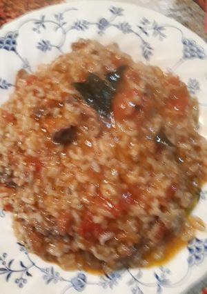 Una foto de Arroz con tomates integrados