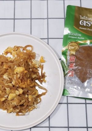 รูปของ "ไชโป้วผัดไข่" ตราชฎา อร่อยง่ายใน 2 นาที!