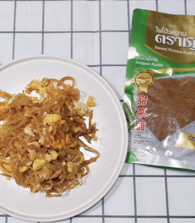 รูปของ "ไชโป้วผัดไข่" ตราชฎา อร่อยง่ายใน 2 นาที!