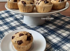 Foto di Muffin al mascarpone con pezzi di cioccolato fondente