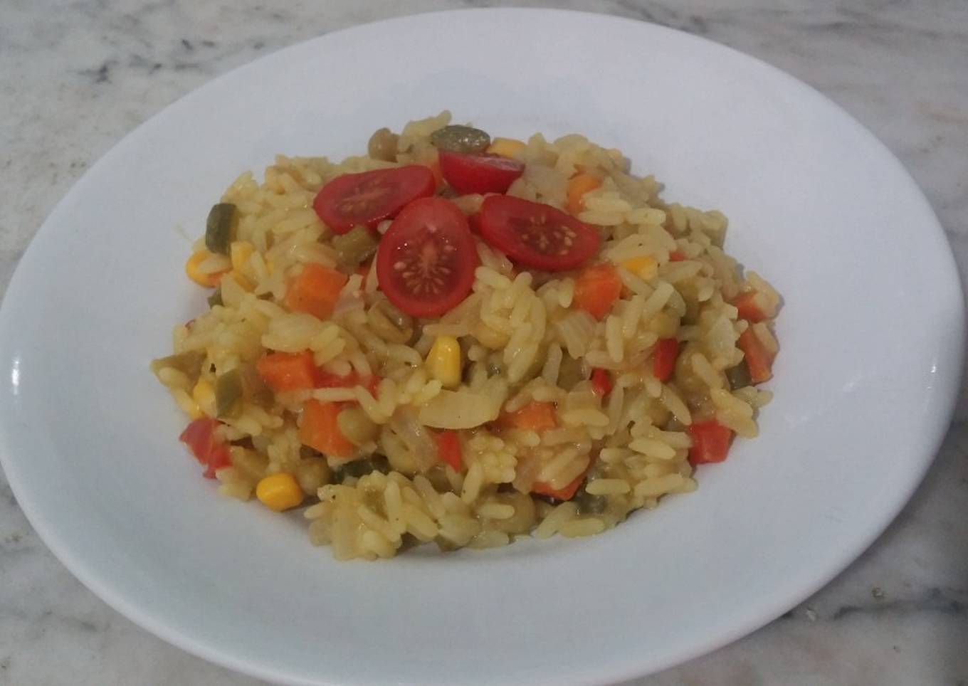 Arroz Primavera tibio