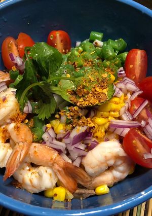 รูปของ ยำตับหวานข้าวโพดกุ้งสด