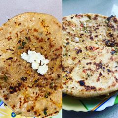 A picture of Dahi stuff paratha.