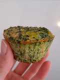 Muffin de espinaca y cebolla, bebés 6m+