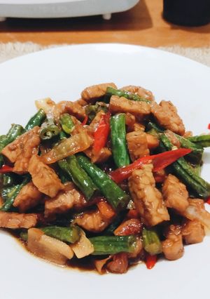 Foto resep 143. Tumis Tempe Kacang Panjang