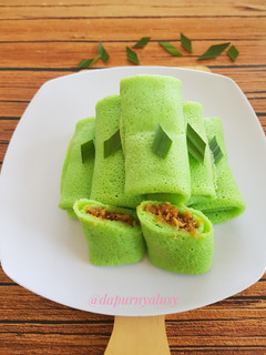 Foto resep Dadar gulung isi unti kelapa