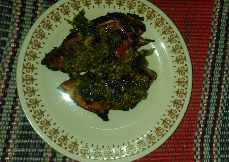Ayam bakar fillet sambel ijo