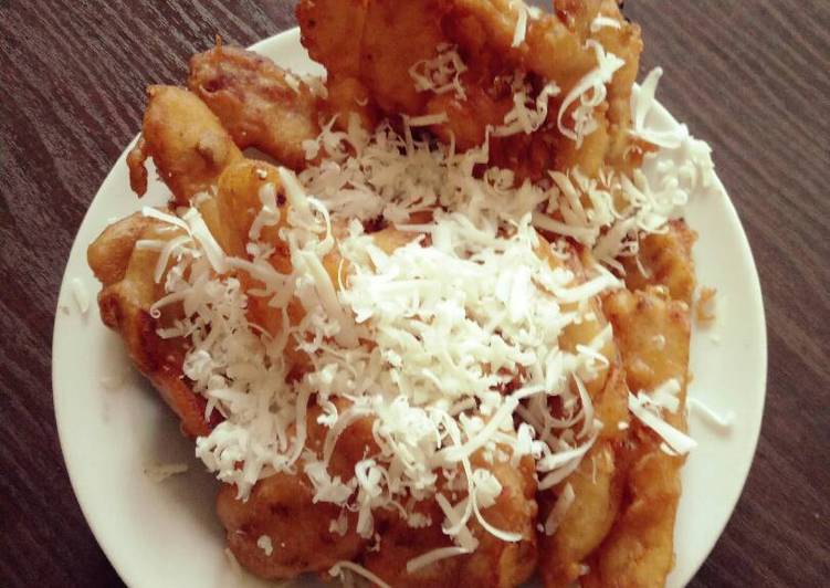 Pisang goreng crispy salju