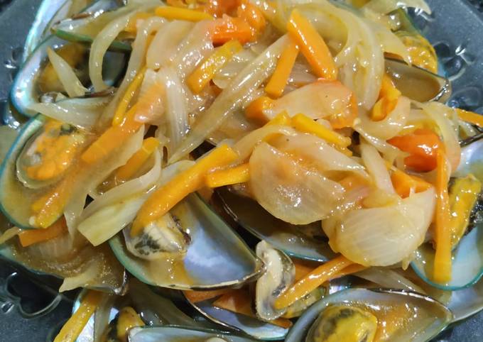 Kerang ijo saus asam manis