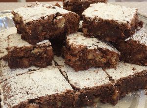 Foto principal de Brownie clásico de chocolate con nueces en Thermomix