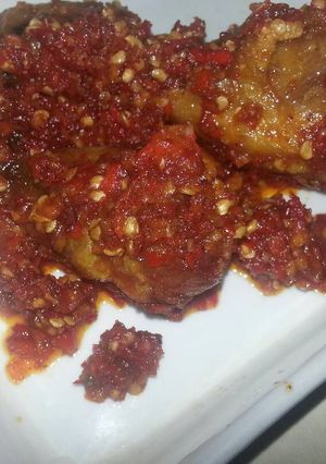Foto resep Ayam balado/ ayam di cabein