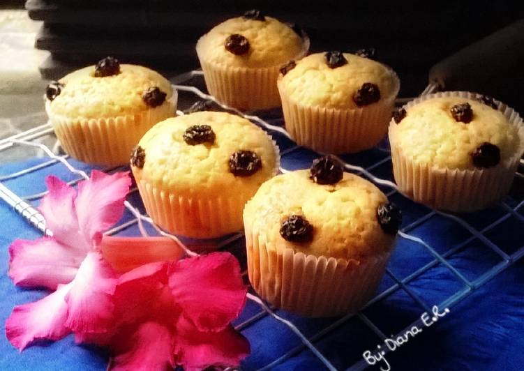 Resep Muffin Vanila Kismis #silaturahmikesahabat#5 yang Menggugah Selera