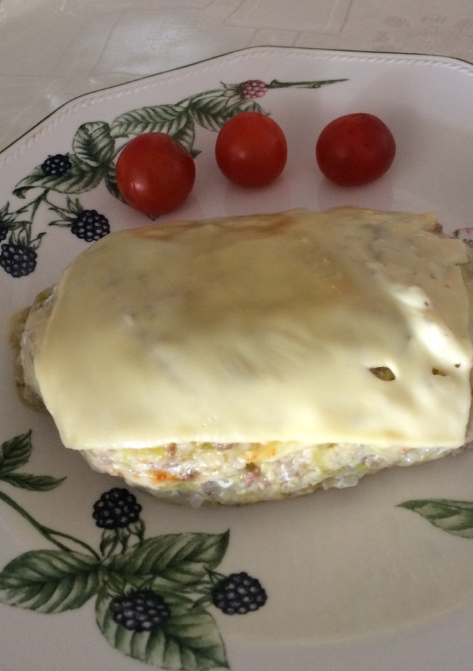 Una foto de Budín de zapallitos italiano