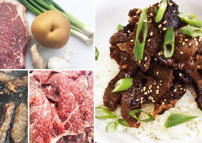 Easiest Way to Make Eric Ripert Korean Wagyu Beef Bulgogi with Jasmine Rice