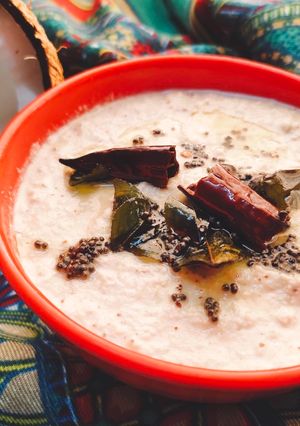 A picture of Coconut chutney.
