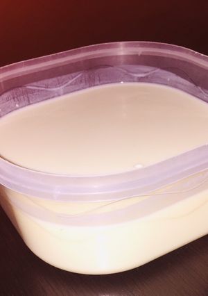 A picture of Homemade yogurt.
