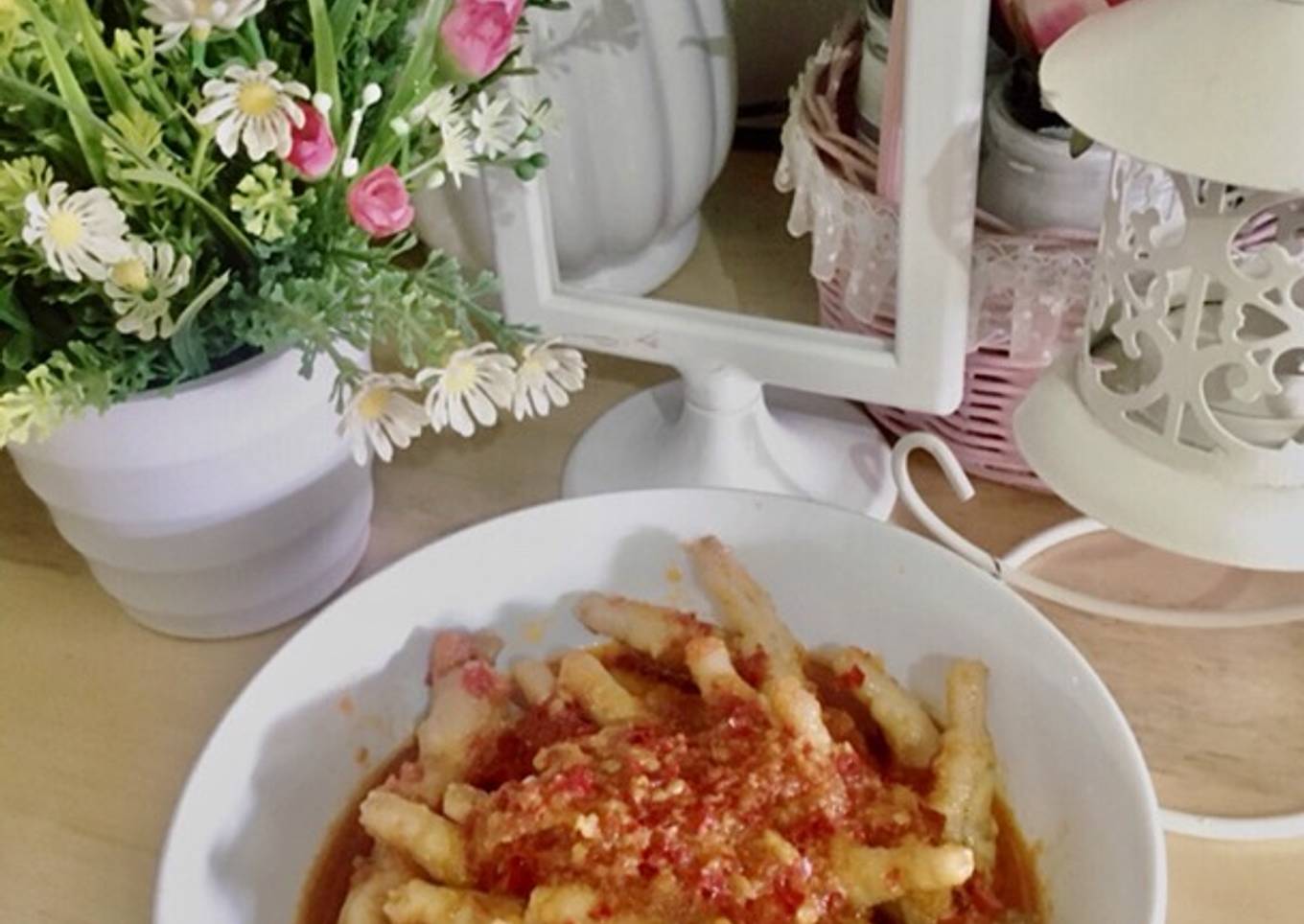 Sambal goreng ceker ayam #reseppertamaku