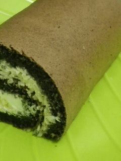 Foto resep Bolu gulung ketan hitam 3 telur