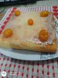 Budín de kinotos en almíbar