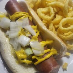A picture of Maxwell Street Polish Sausage.