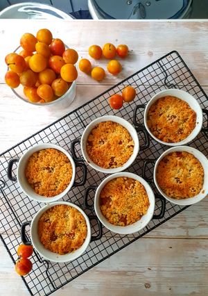 Une photo de Crumble pommes mirabelles