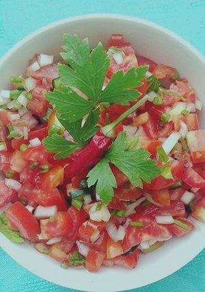 Una foto de Pico de gallo