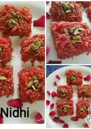 गाजर चुकंदर की बर्फी रेसिपी मुख्य फोटो