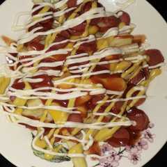 Una foto de Salchipapas