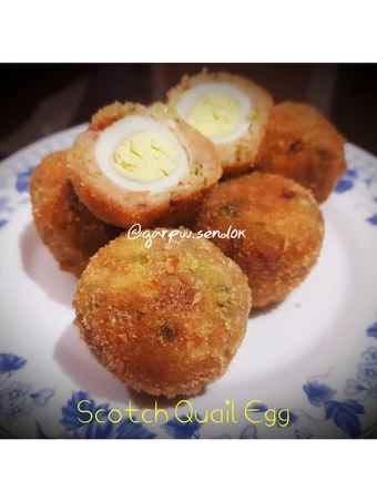 Cara Mudah Membikin Resep  34. Scotch Quail Egg yang Bikin Ngiler, Enak