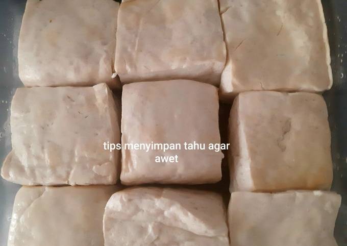 Resep Tips Menyimpan Tahu Agar Awet Disimpan Dikulkas Oleh Margie Trivonia Cookpad 3076