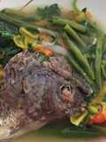 Dinengdeng with fried fish