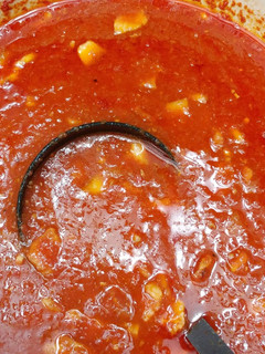 A picture of Amatriciana (Tomato Sauce).