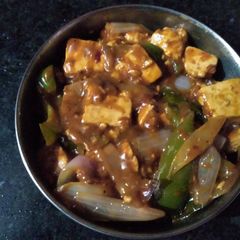 A picture of Chilliy paneer.