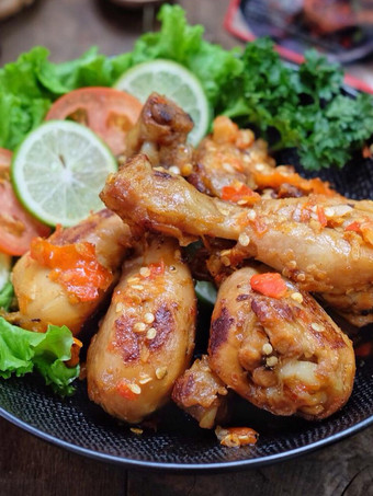 Cara Buat Ayam bakar bumbu rujak sambal bawang Enak Dan Mudah