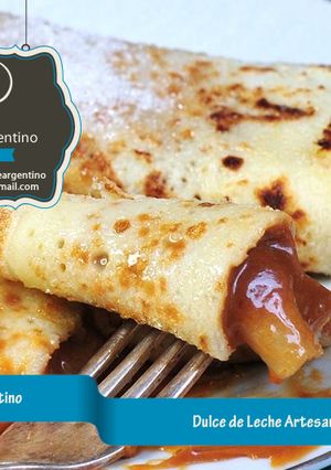 Una foto de Panqueques con Dulce de Leche Rincón Dulce Argentino