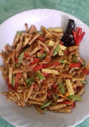 Foto resep Tumis Tempe dan Sayuran ala anak kos